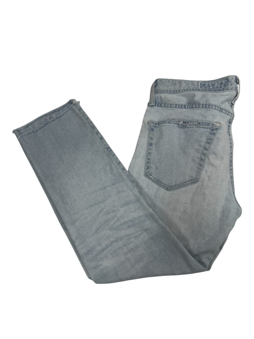 AG The Tellis Jeans Men’s 33 Light Wash Distressed Slim Straight Denim